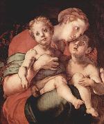 Jacopo Pontormo Madonna mit Johannes dem Taufer oil painting artist